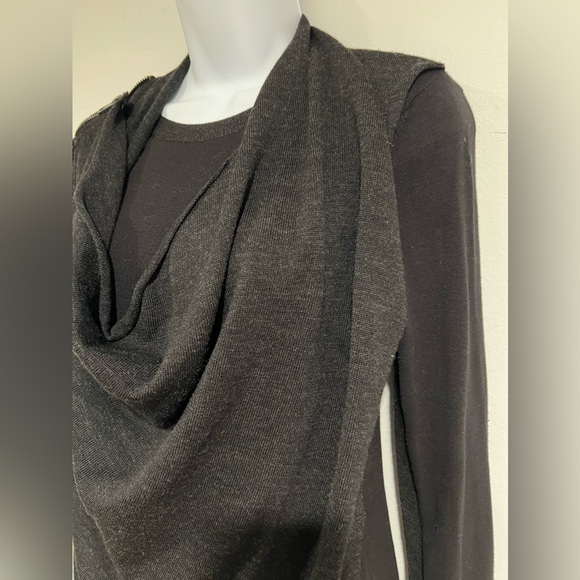 NWT All Saints Drina wrap sexy wool Dress - Picture 7 of 15